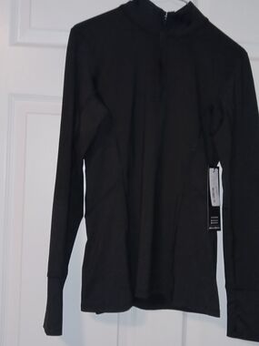 Kyodan Black Running Half-Zip Top